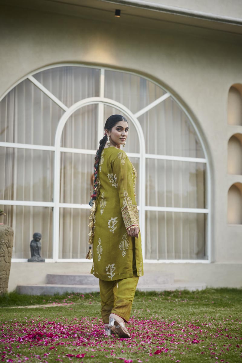 Lime Green co-ord set | TCT-809