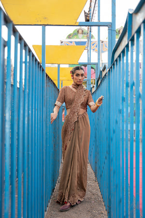 TCT-3009| Bustier and Saree