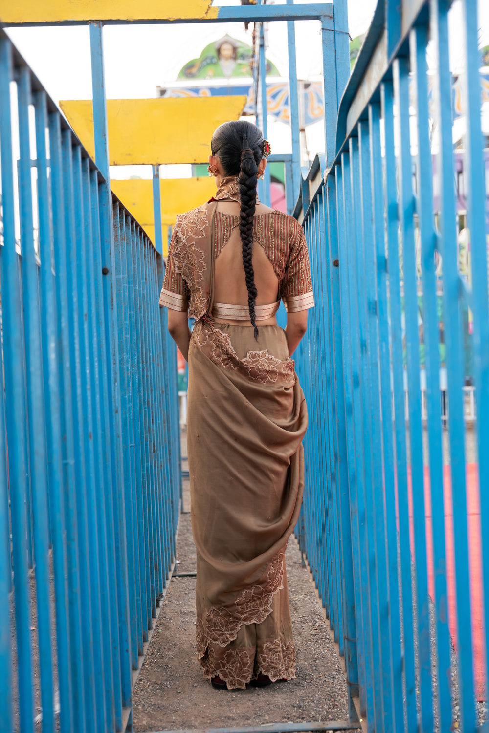 TCT-3009| Bustier and Saree
