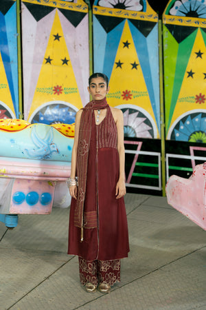 TCT-3007 | Halter Neck Anarkali Set