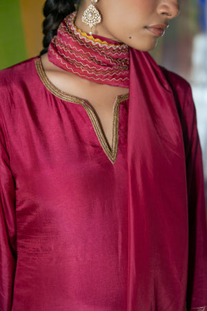 TCT-3008 | Pink Farsi Pants Kurta Set