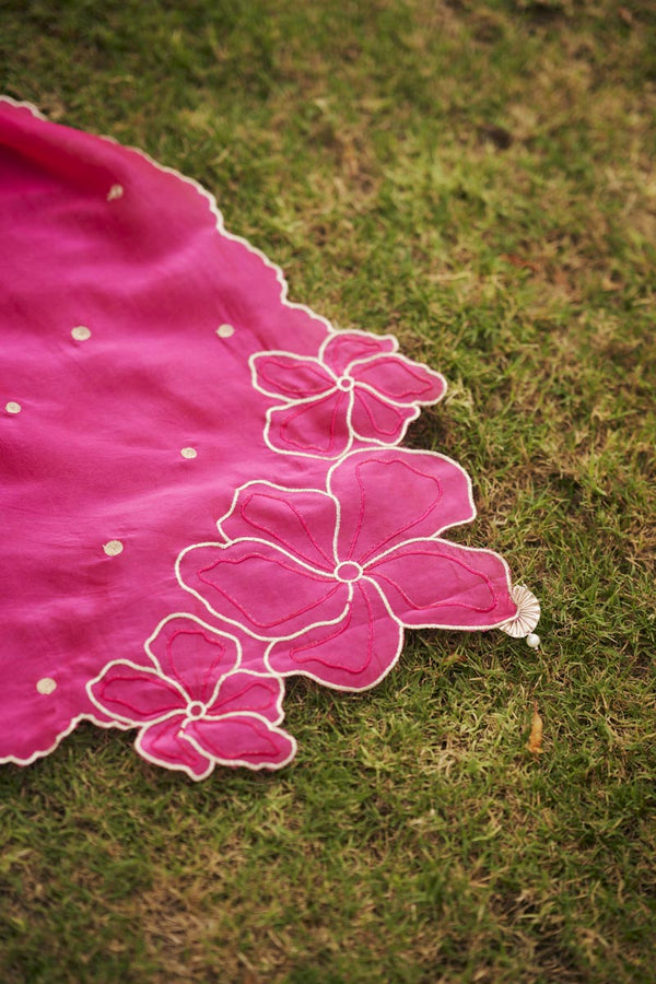 Fuscia pink kurta set | TCT-869