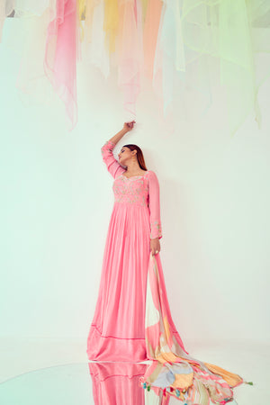 Pink Anarkali | TCT-737