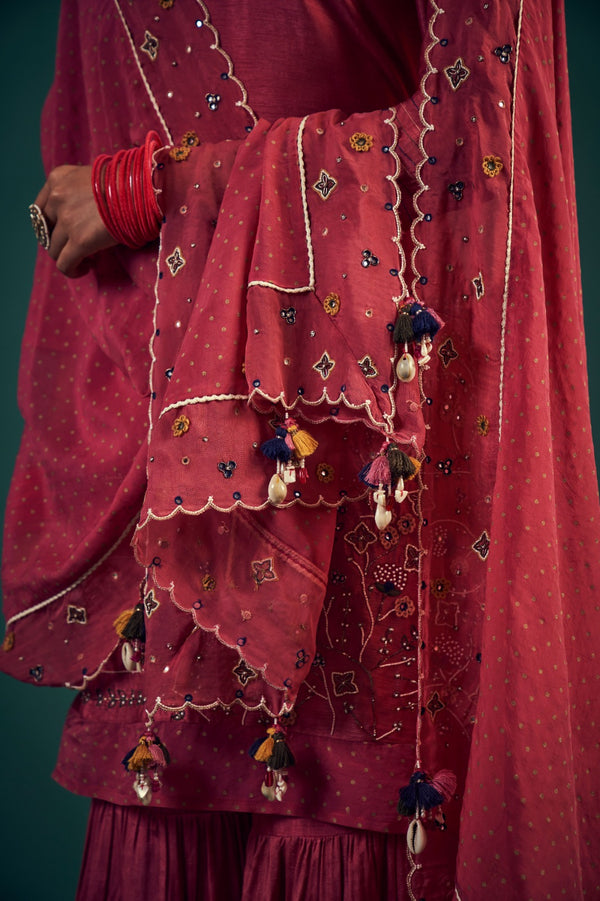 Mauve Kurta Set | TCT-556