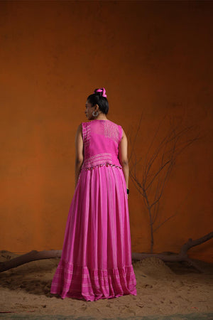 Noodle Strap Maxi With Bib | TCT-772